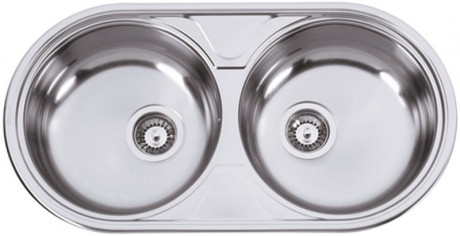 Sinks DUETO 847 V 0,6mm leštěný